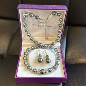 Genuine Mother Of Pearl Necklace And Earrings From Kohls